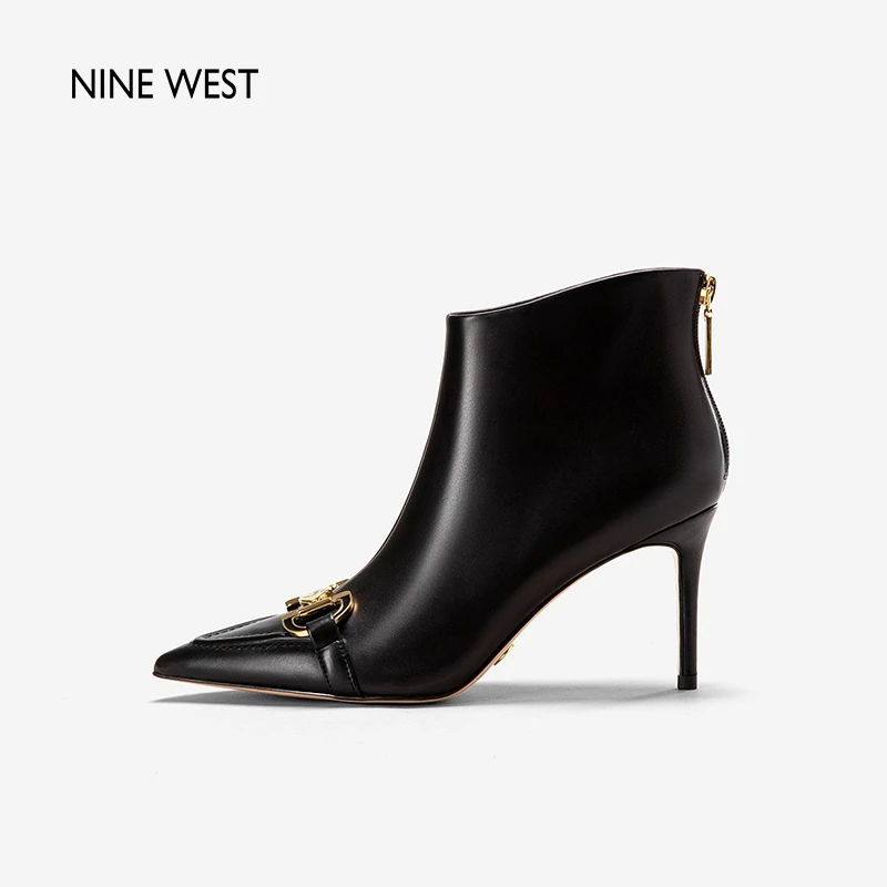 Nine West/玖熙22年秋冬新款时装靴优雅舒适精致细跟女NG202012CK