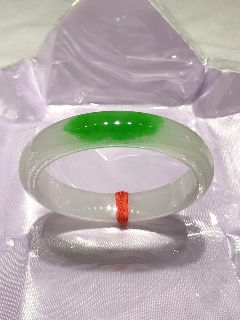 天然翡翠手镯 测量圈口教程 非卖品