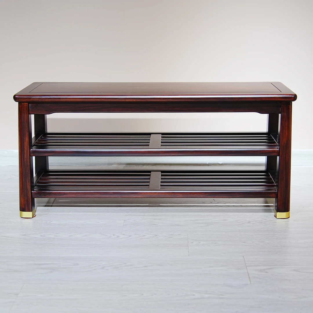 绝美换鞋凳-中式实木家具