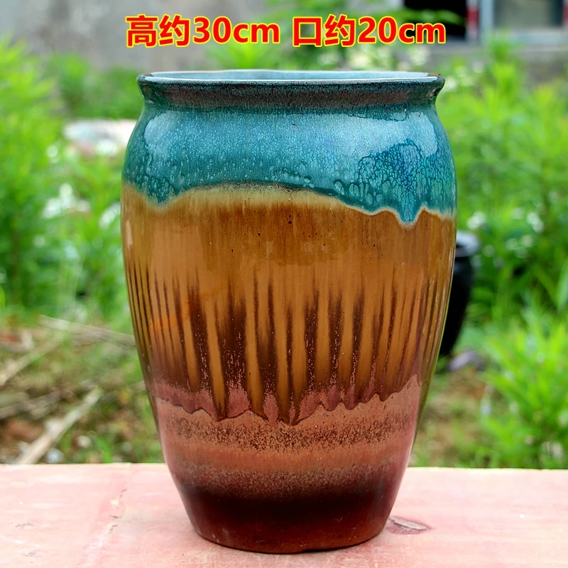 紫砂花盆手工粗陶多肉老桩陶罐家居装饰透气景观绿植法师花盆