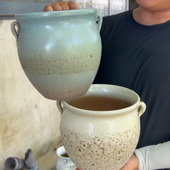 【闪购商品】紫砂花盆高19口19————