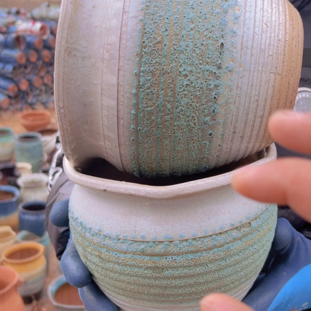 【闪购商品】紫砂花盆高18口21