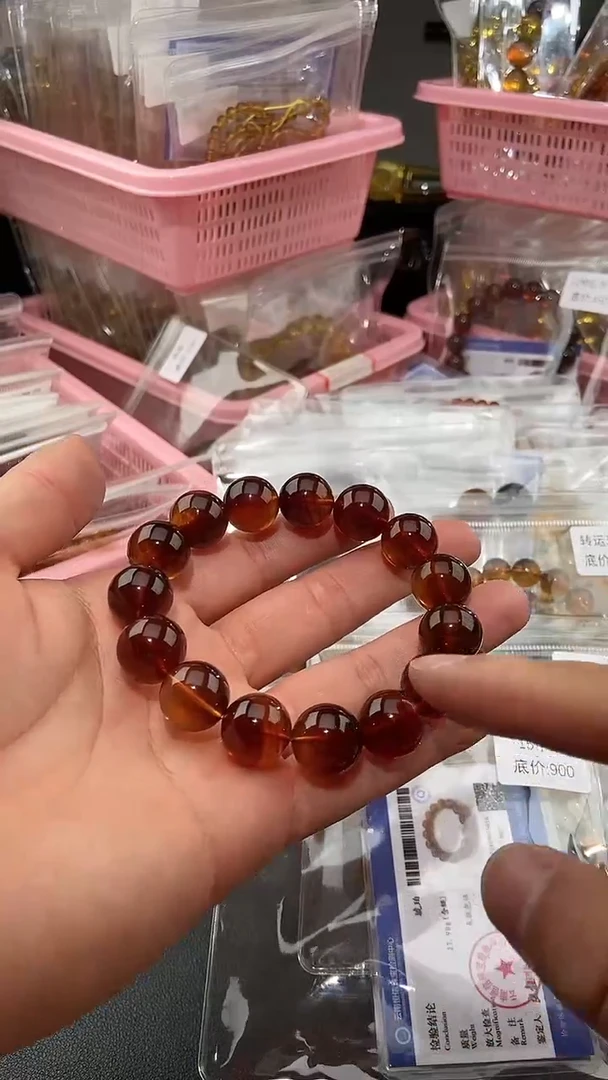 【闪购商品】琥珀颈饰未镶嵌手串