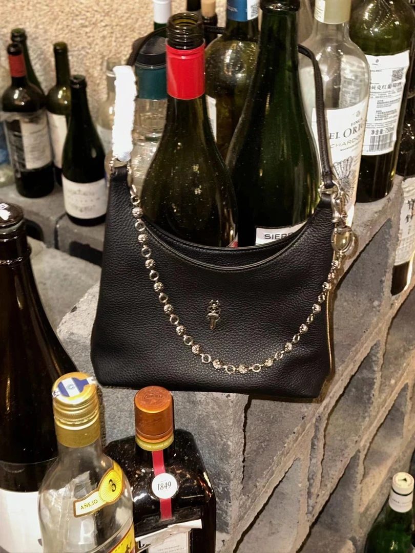 【Bread Boutique】Chro*me高版本真皮克罗viv宝剑手提腋下包包女