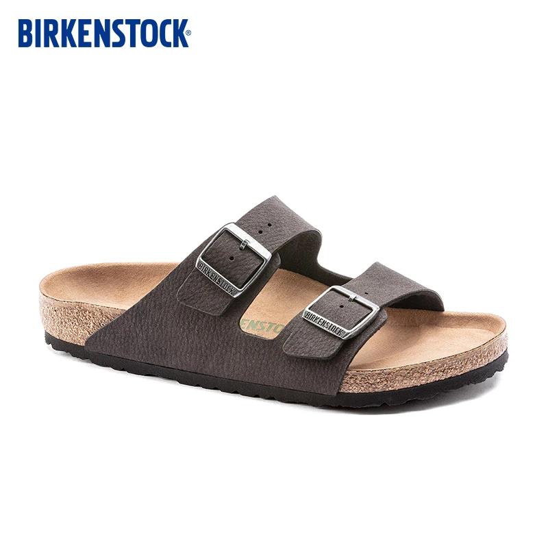 BIRKENSTOCK勃肯德国进口男款时尚舒适外穿软木Arizona双扣凉拖鞋