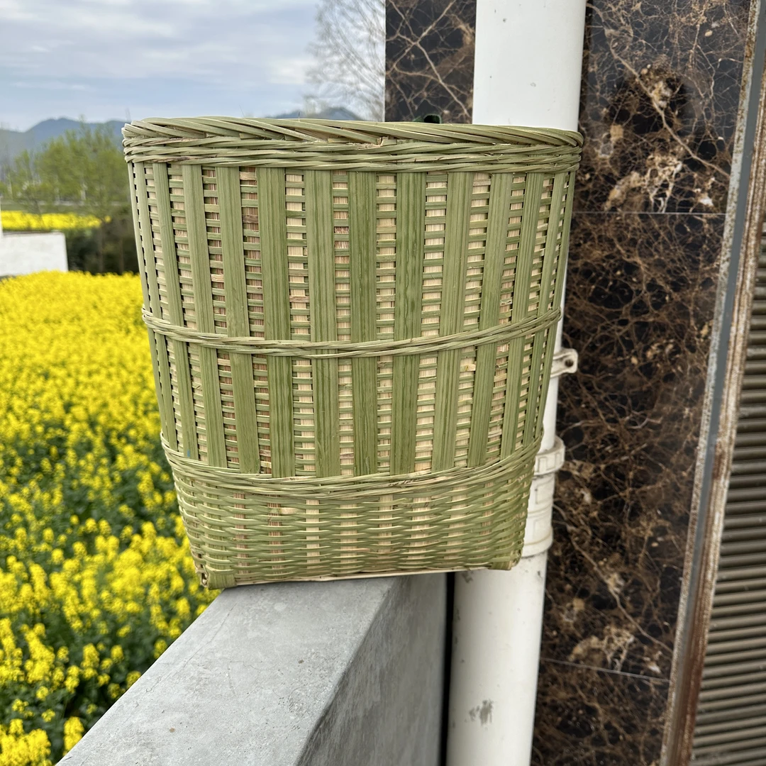 青竹竹编背篓35*37