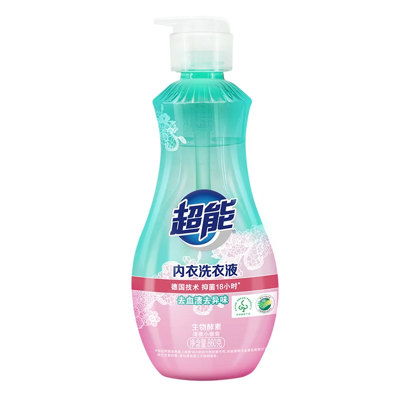 超能内衣洗衣液860g长效抑菌内衣裤专用手洗内衣内裤洗衣液正品