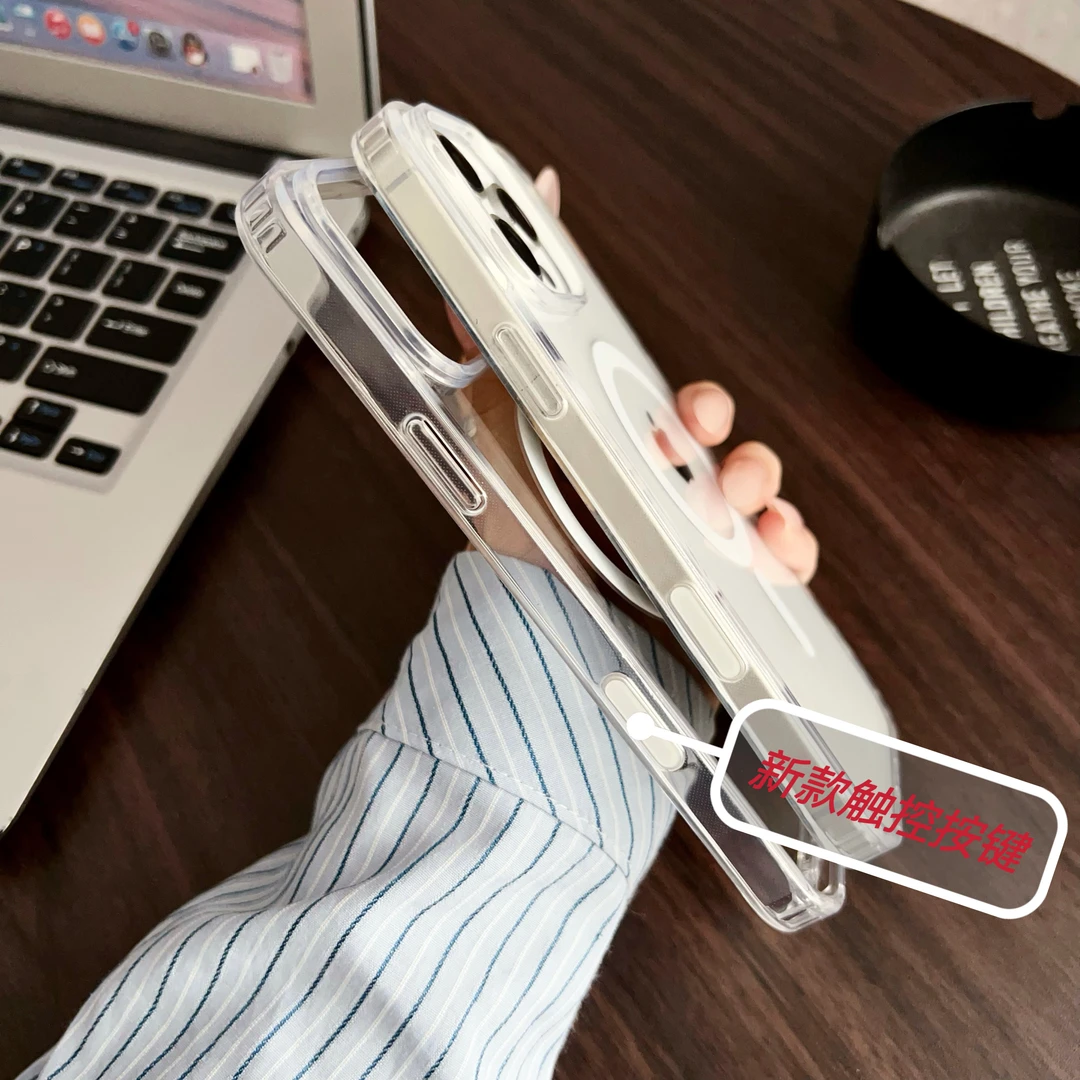 【相机触控电容按键】灵动磁吸全包适用苹果16promax手机壳16pro/16