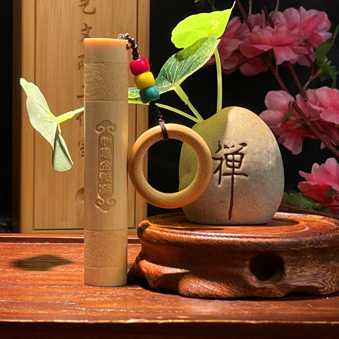 【竹林轩】 金箍棒竹环配饰   正圆果冻料 实心竹 拍下送大油+手套