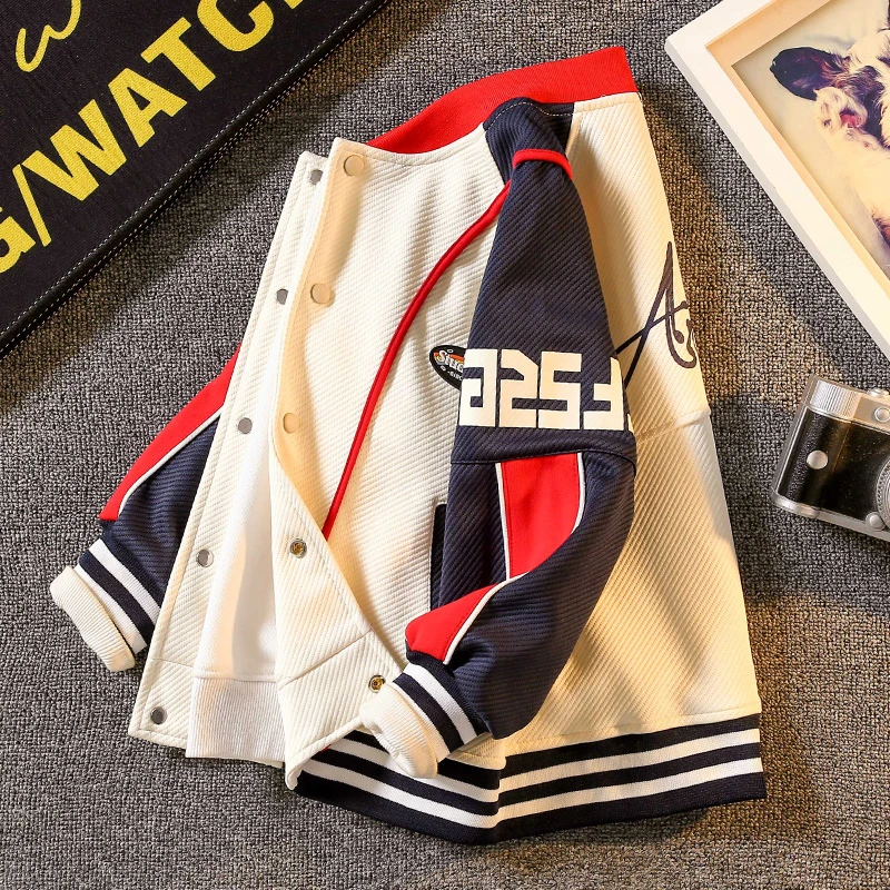 男童秋装外套新款中大童帅气秋季男孩炸街儿童春秋款棒球服潮上衣