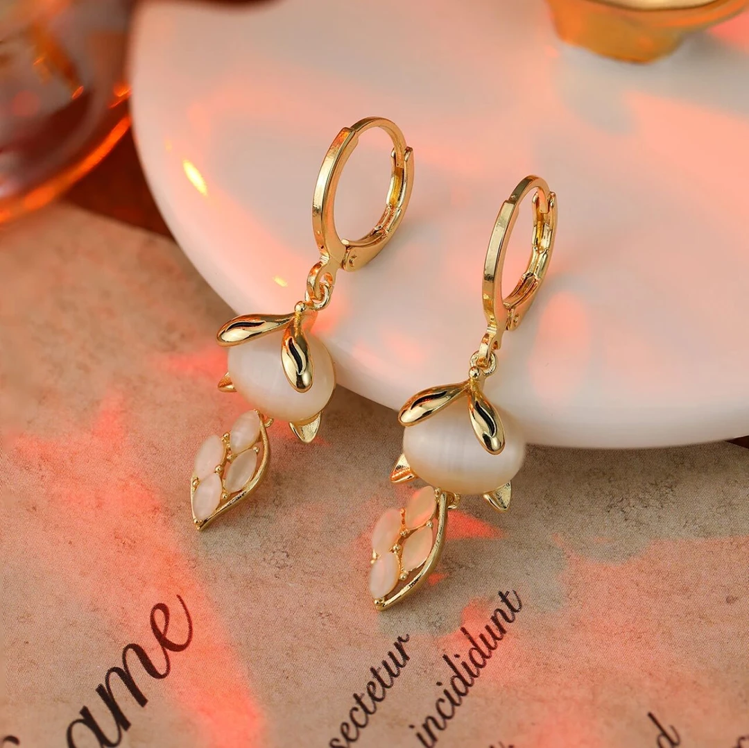 925银针耳饰 【366号】可爱小狸猫时尚耳扣精致百搭轻奢耳饰