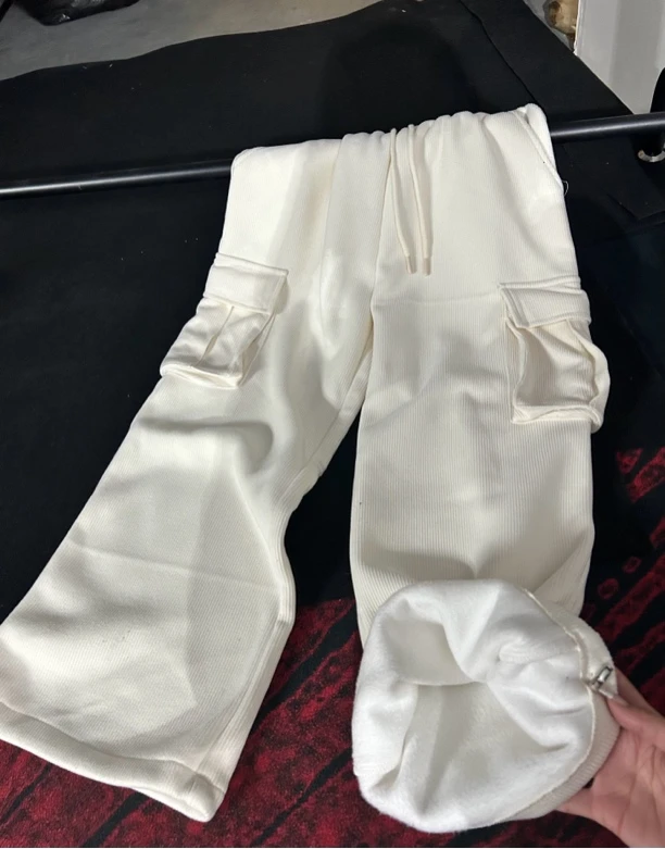 工装裤 白兔奶香(加绒