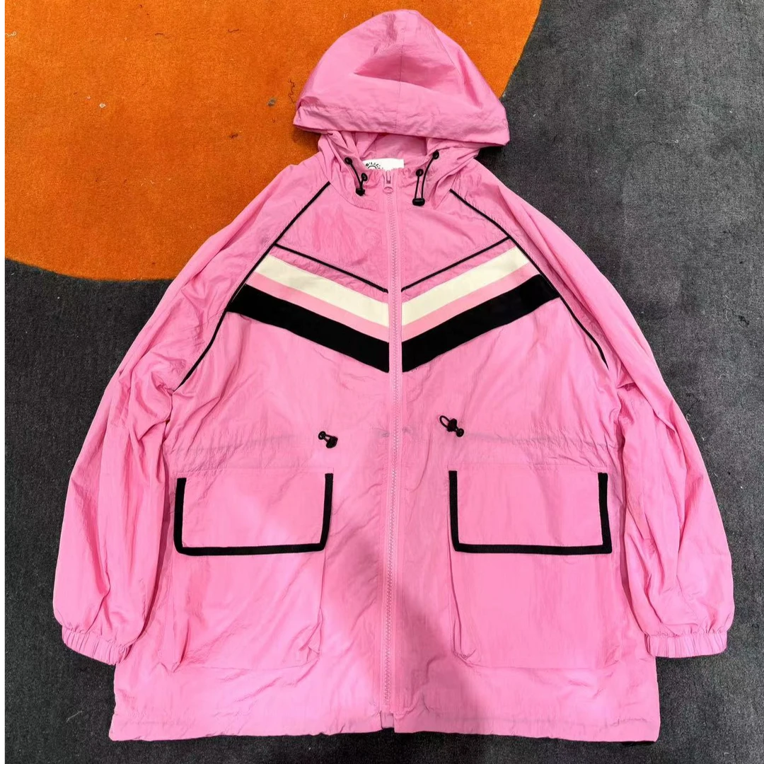 漫画家【首尔站】ansnono2024新款女装冲锋衣时尚潮流连帽