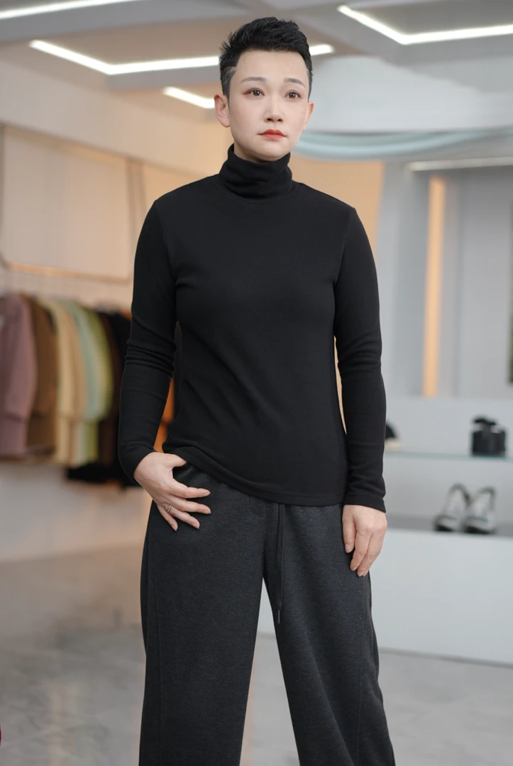 【谢姐轻奢原创】欧版时尚轻奢打底针织衫26218