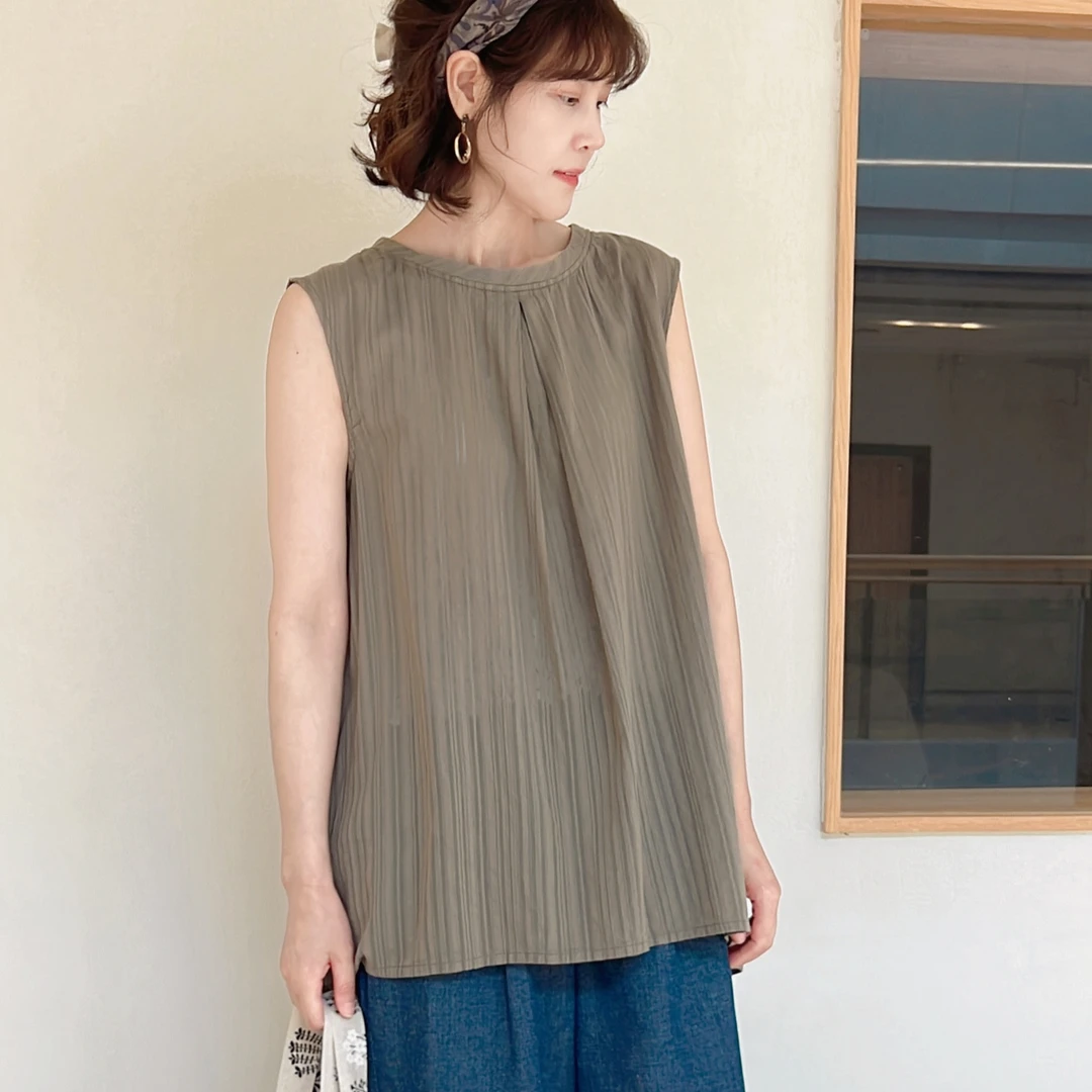 小众复古舒适纯棉背心女士夏季打底外穿宽松百搭小背心无袖上衣