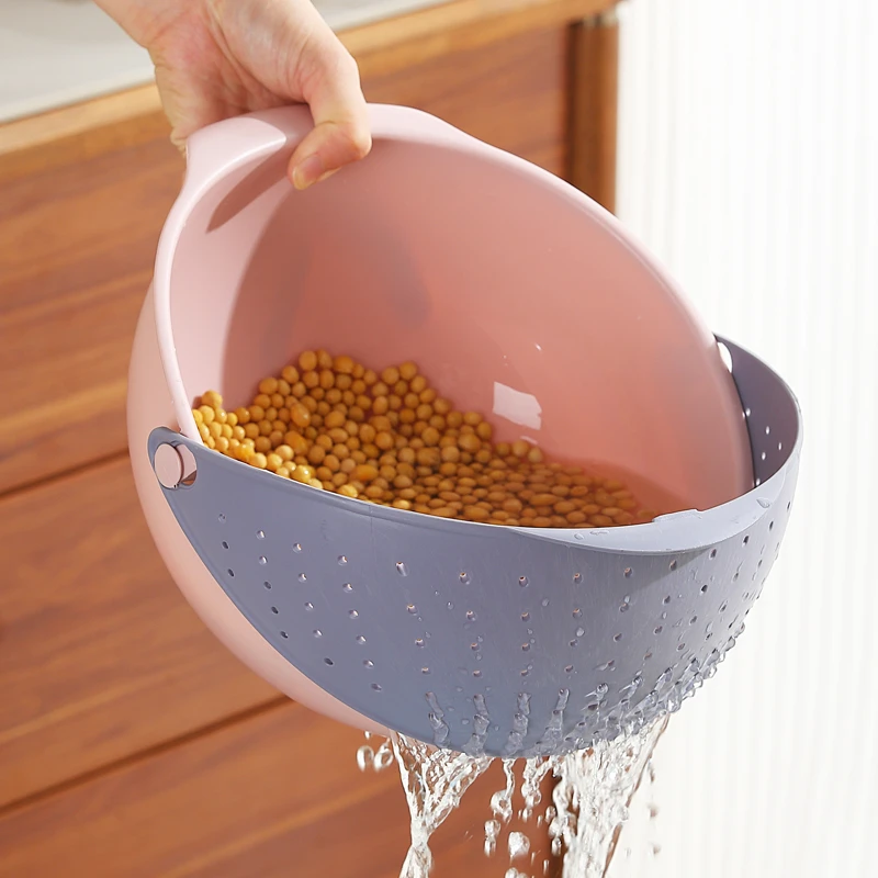 洗菜盆创意双层淘米盆沥水篮厨房家用多功能塑料水果沥水筛