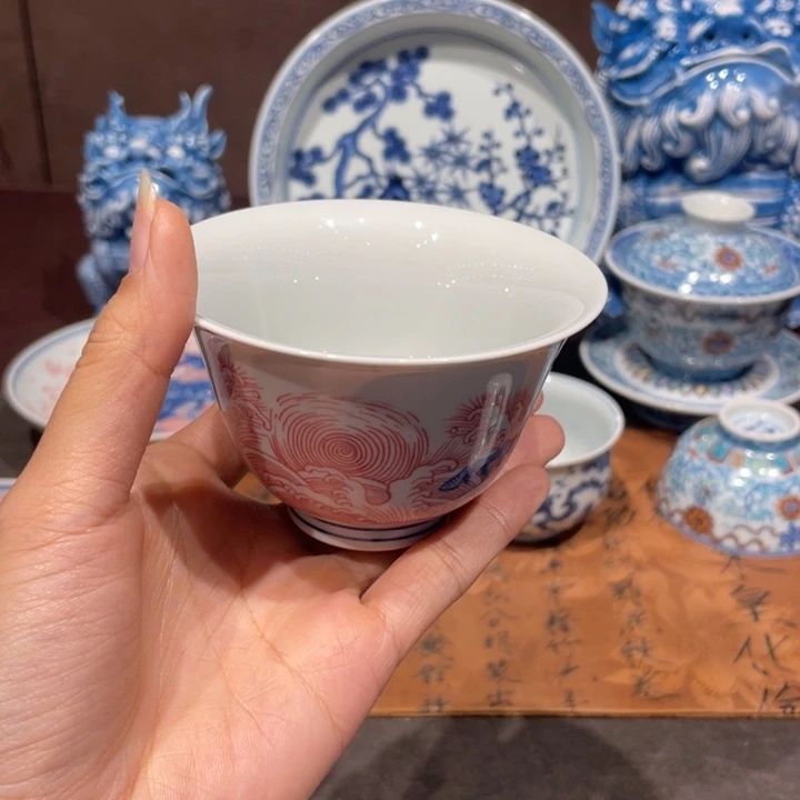 瓷片吾*手工手绘陶瓷茶具