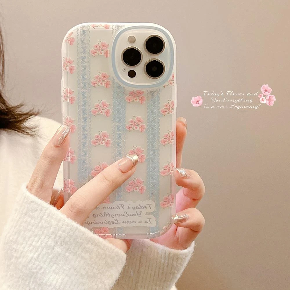蕾丝碎花iphone15苹果手机壳14pro max软壳11保护套X适用12磨砂13