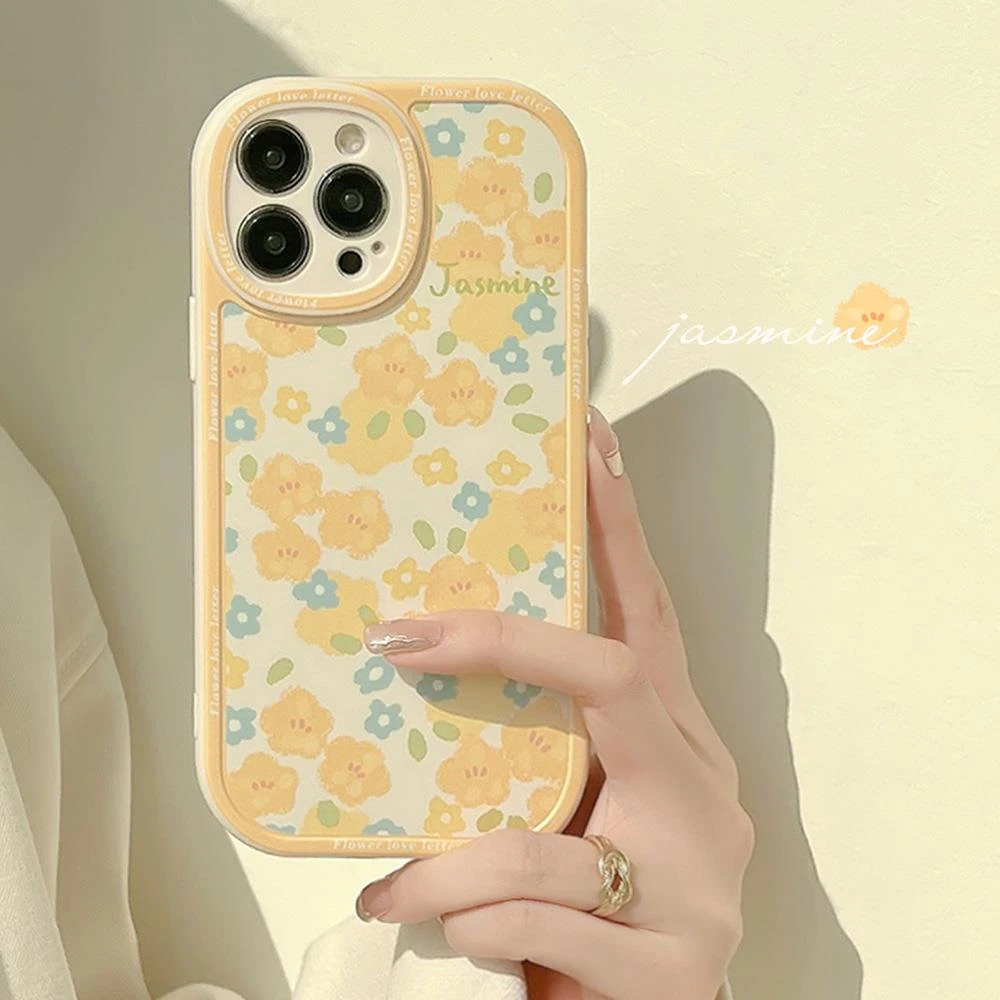小清新碎花iphone13手机壳14苹果14pro max仙女12硅胶11套X适用15