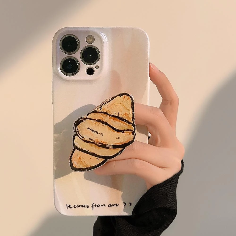 可颂支架14ProMax苹果手机壳15适用iphone13小众简约XR菲林11华为