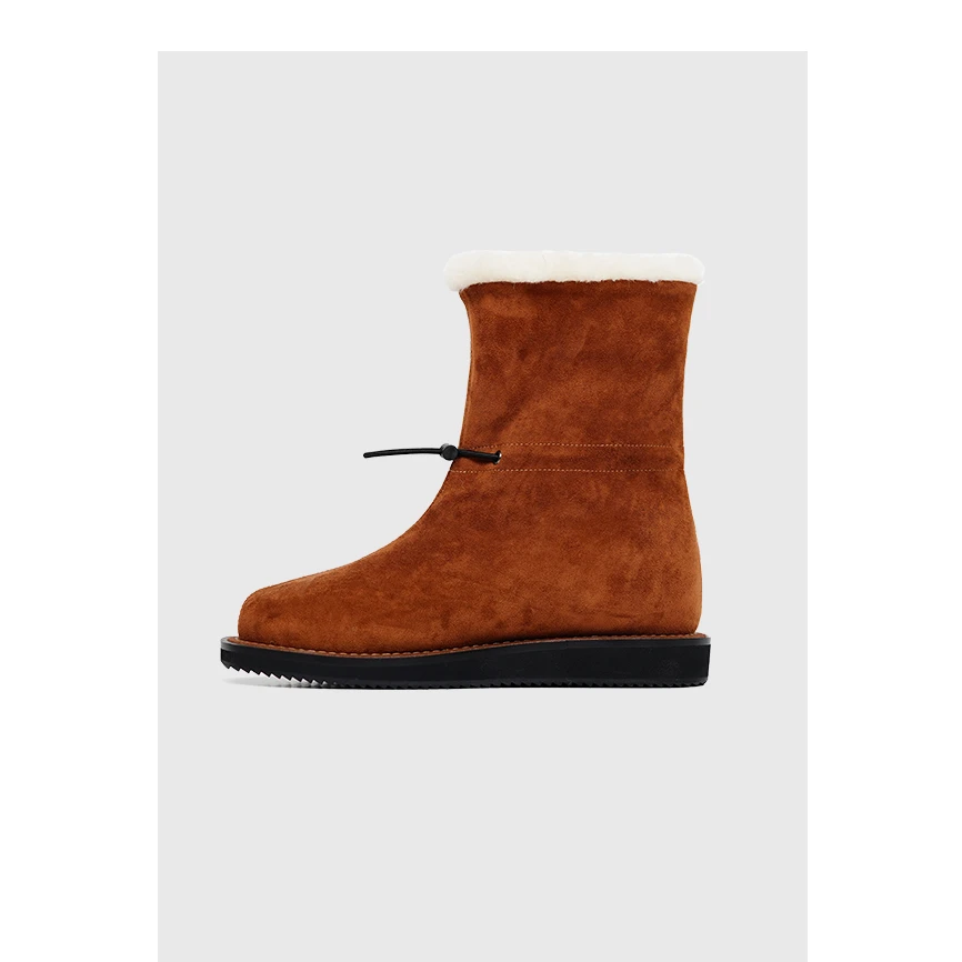 JiaoyeKequer【现货】秋冬雪地靴加绒保暖时尚鞋子百搭短靴 W1819