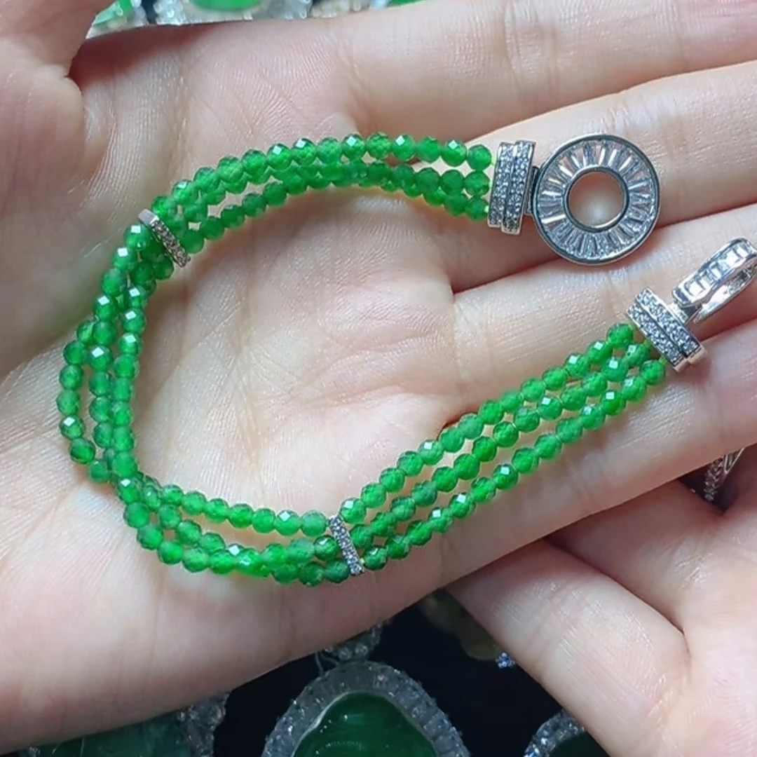 天然A货翡翠手链