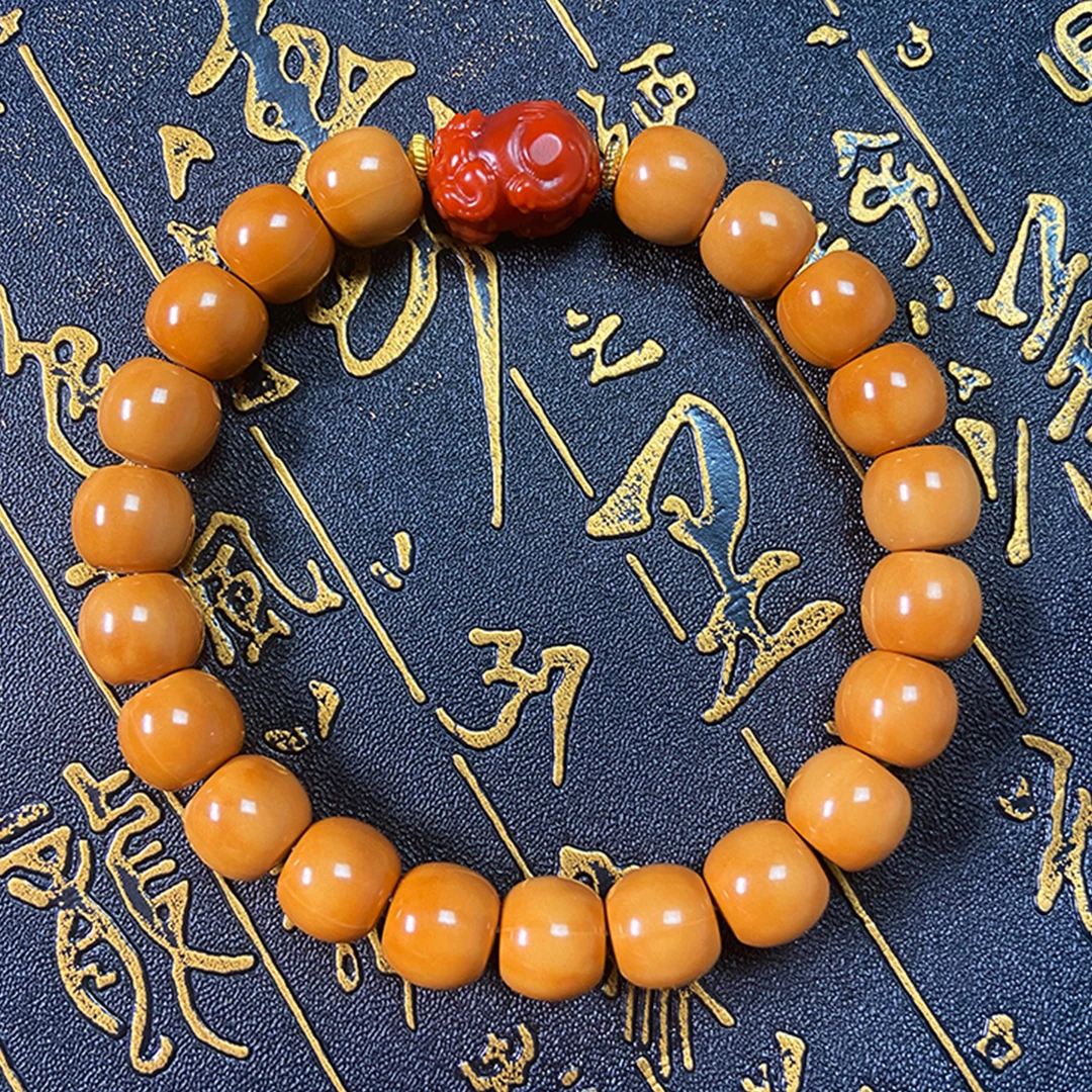 【三皮出品】猴头核桃老型单圈手串貔貅款