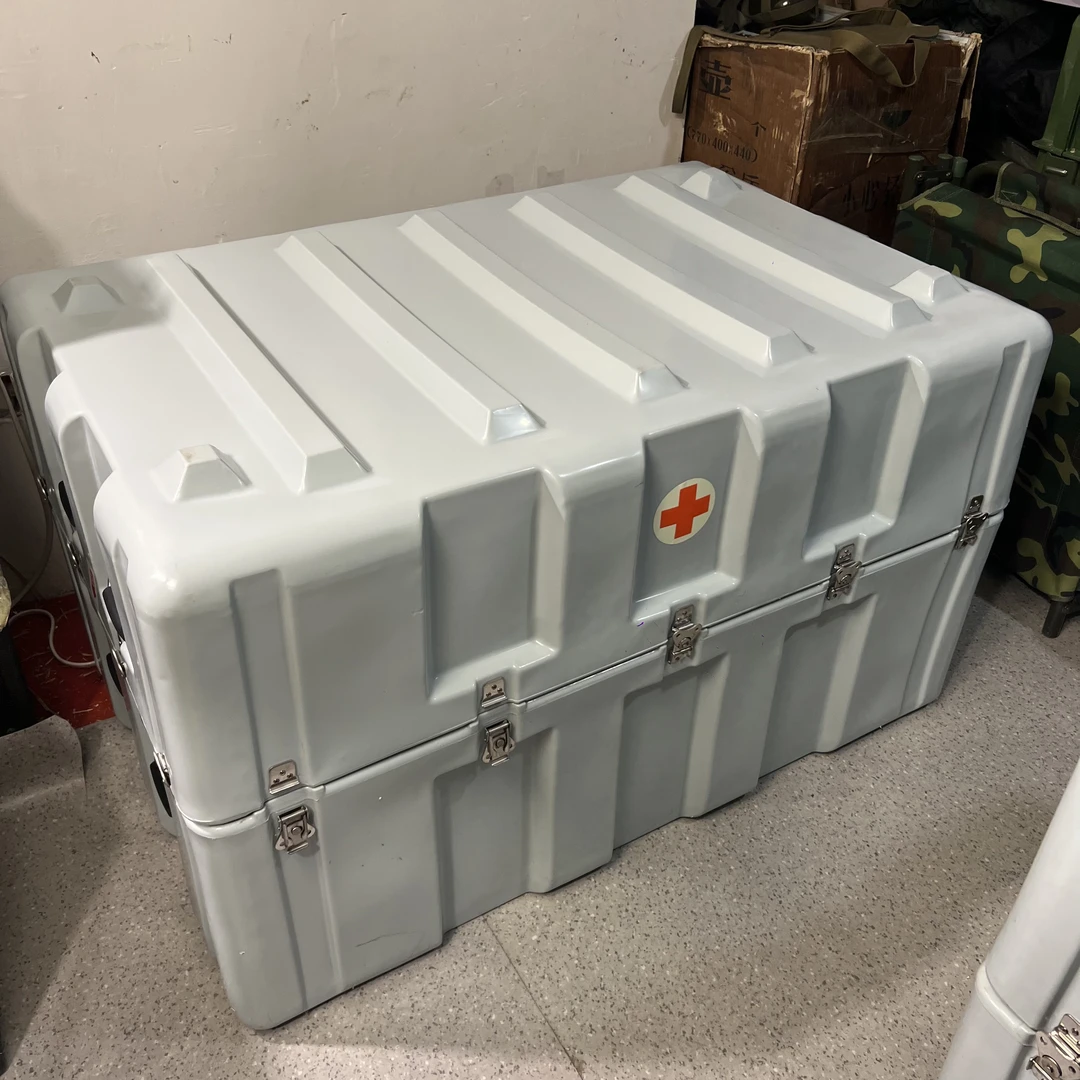 正品灰白卧式空投箱收纳箱长1米2全新库存