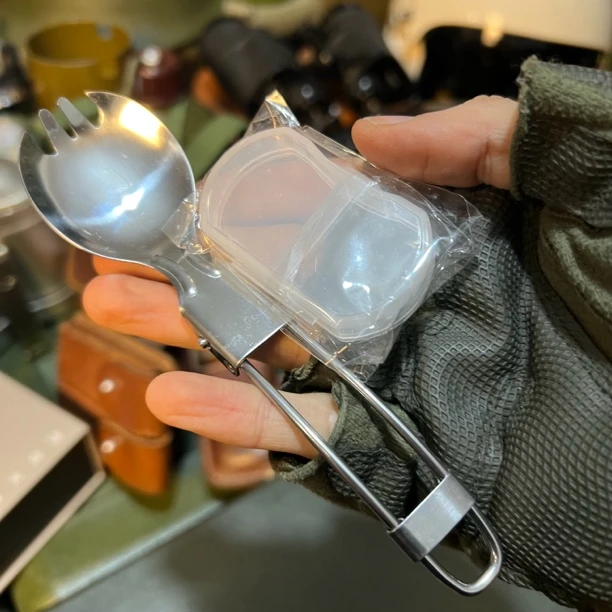 正品勺叉一体调料盒全新库存