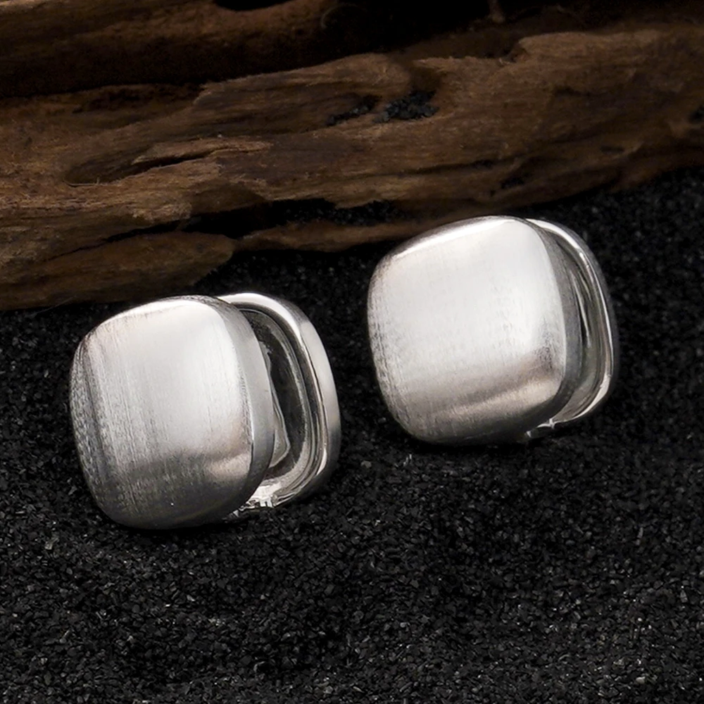 925银耳饰 盒子耳环lses0116