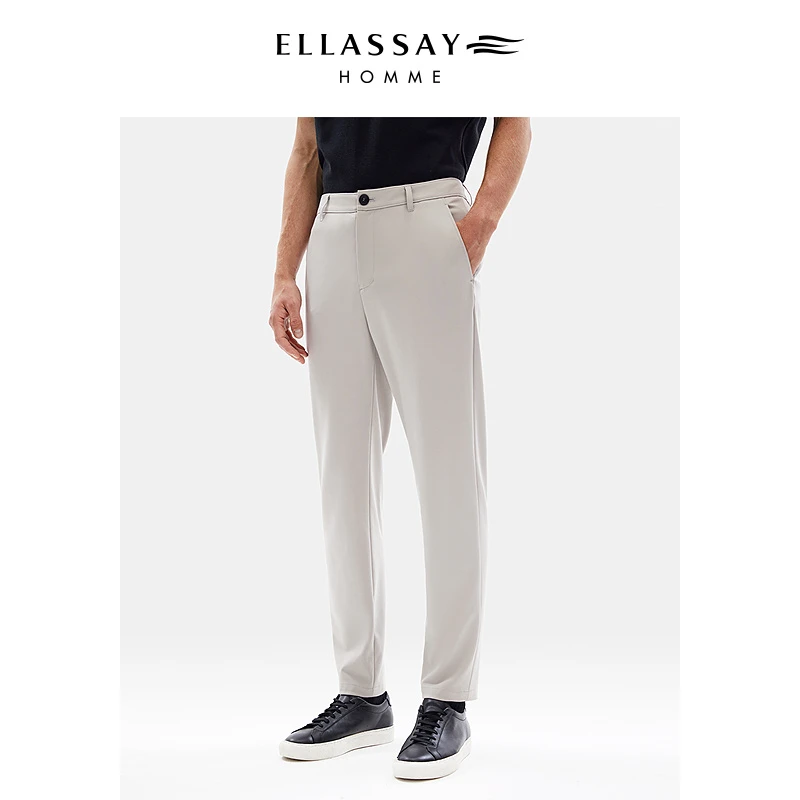 【可机洗】ELLASSAY歌力思男装新款思博莱直身西装裤男EME353K00200
