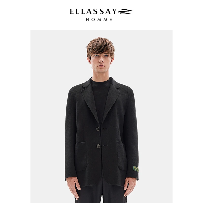 ELLASSAY歌力思男装新款LP全山羊绒西装EME354T00200