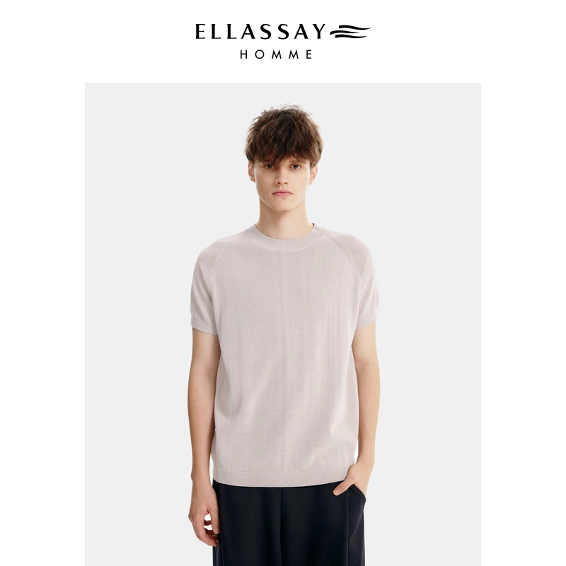 #欧若风ELLASSAY歌力思男装Silpalon腈纶长丝针织衫EME343M01200