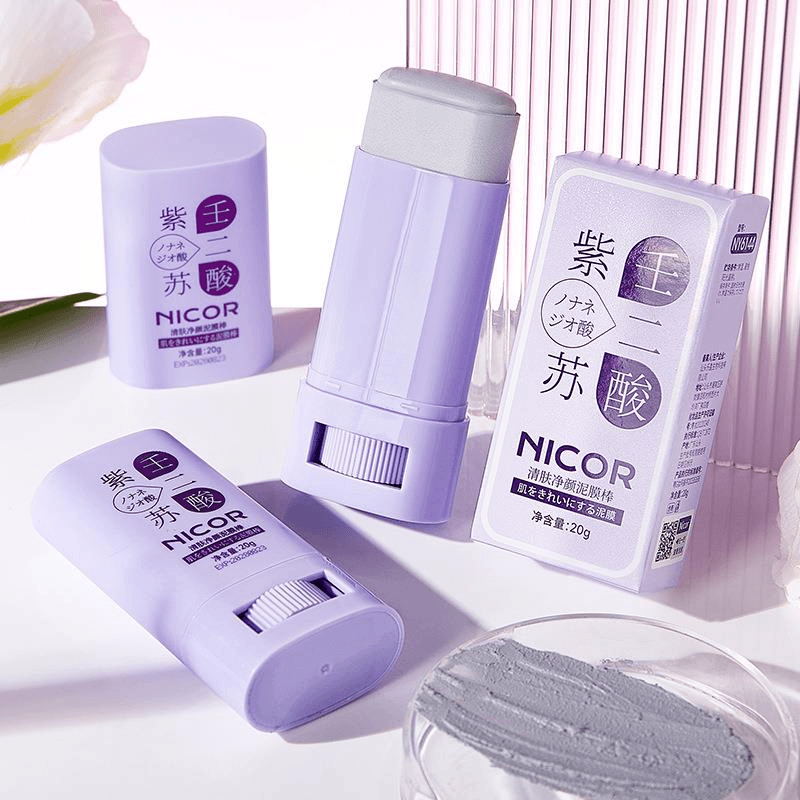 壬二酸紫苏清肤净颜泥膜深层清洁面膜去黑头棒清洁泥膜任二酸毛孔