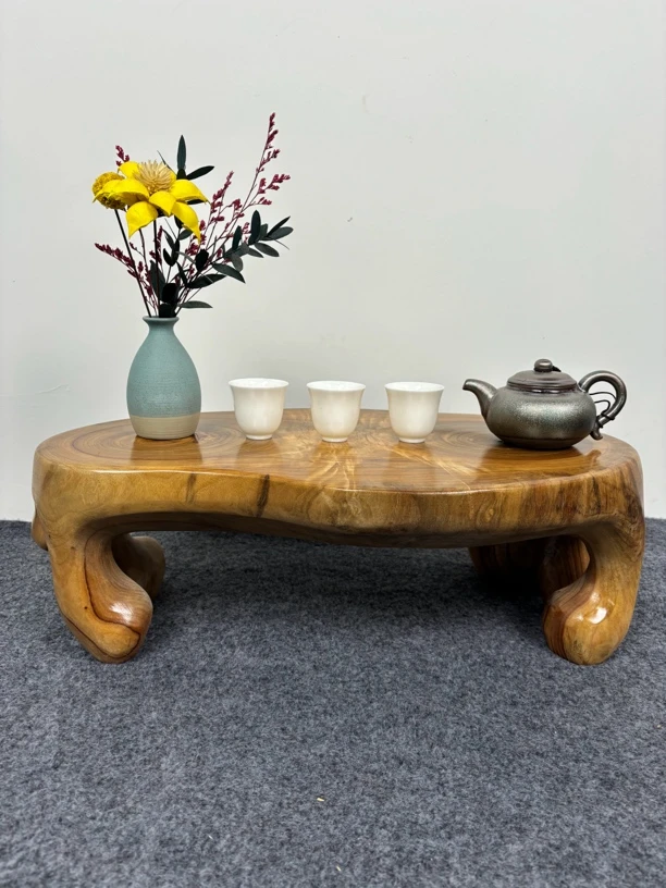 香樟木实木根雕矮几飘窗几