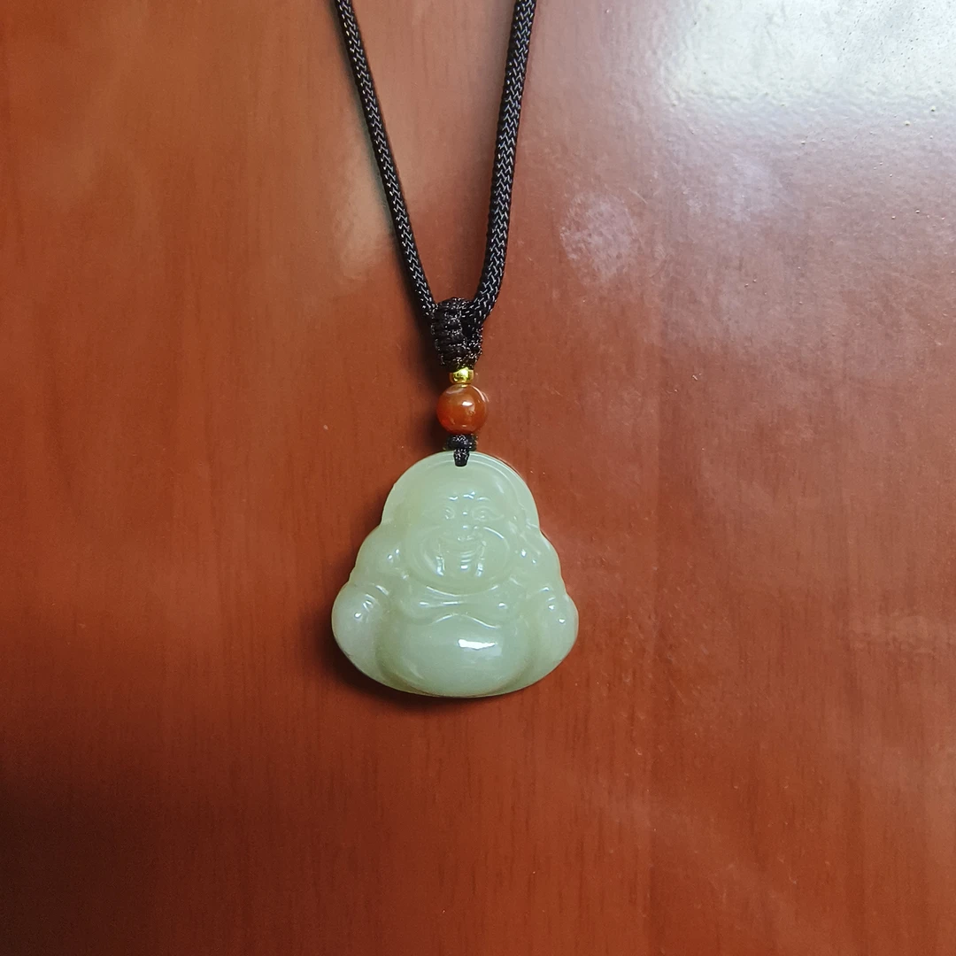 天然精品晴水佛公吊坠(不含链）时尚颜色微差多样性发货拍一发一