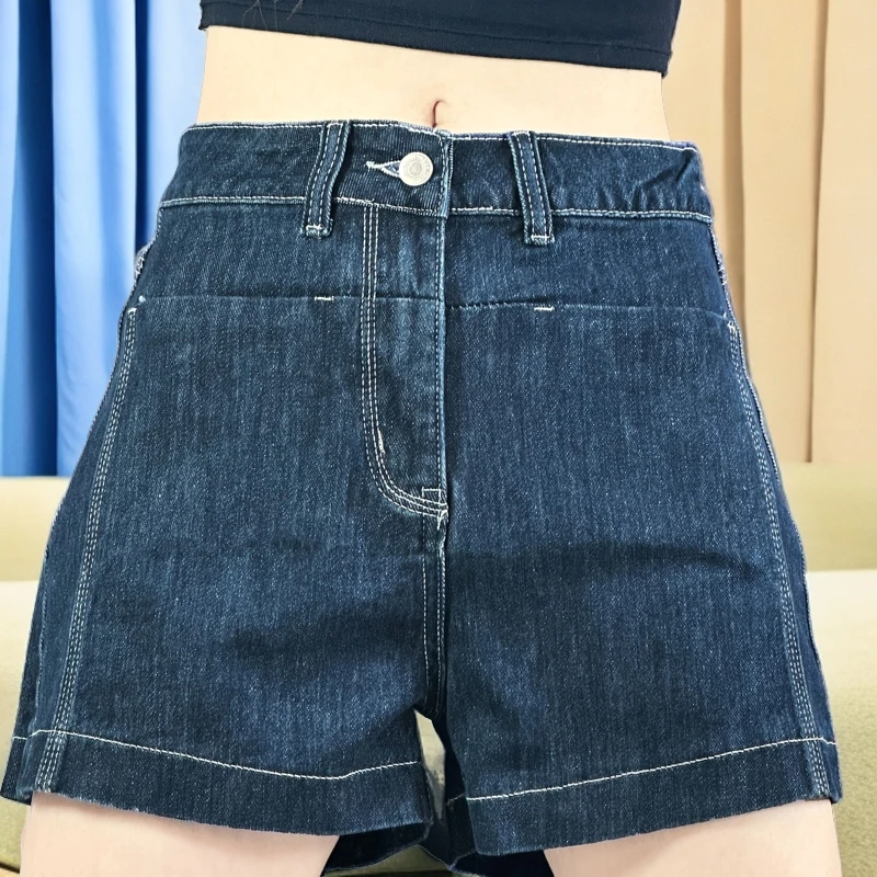 【B.U】设计款弹力牛仔短裤时尚百搭夏季