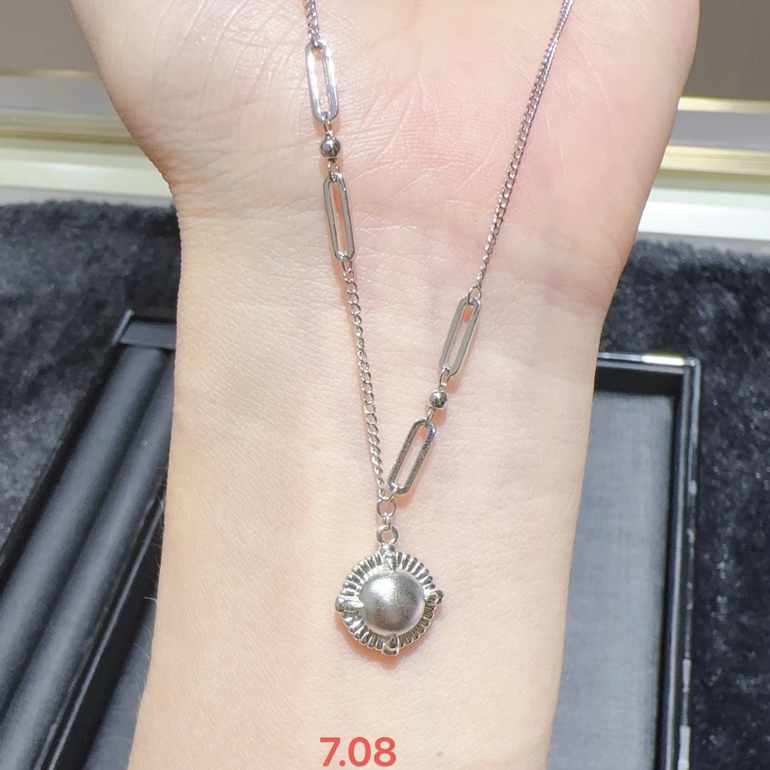 简约铂金项链PT950