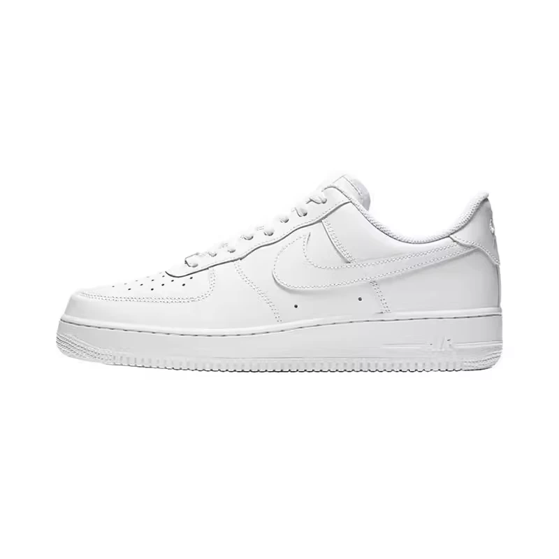 Nike耐克AF1空军一号男防滑耐磨透气纯白经典休闲板鞋 CW2288-111