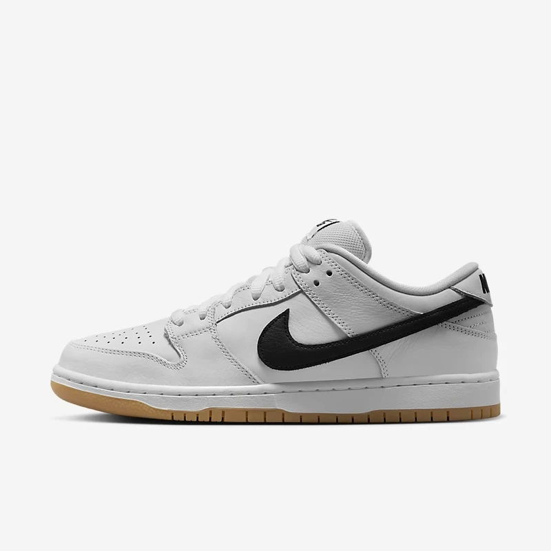 Nike耐克Dunk SB Low 白黑 白生胶 轻便低帮 休闲板鞋 CD2563-101