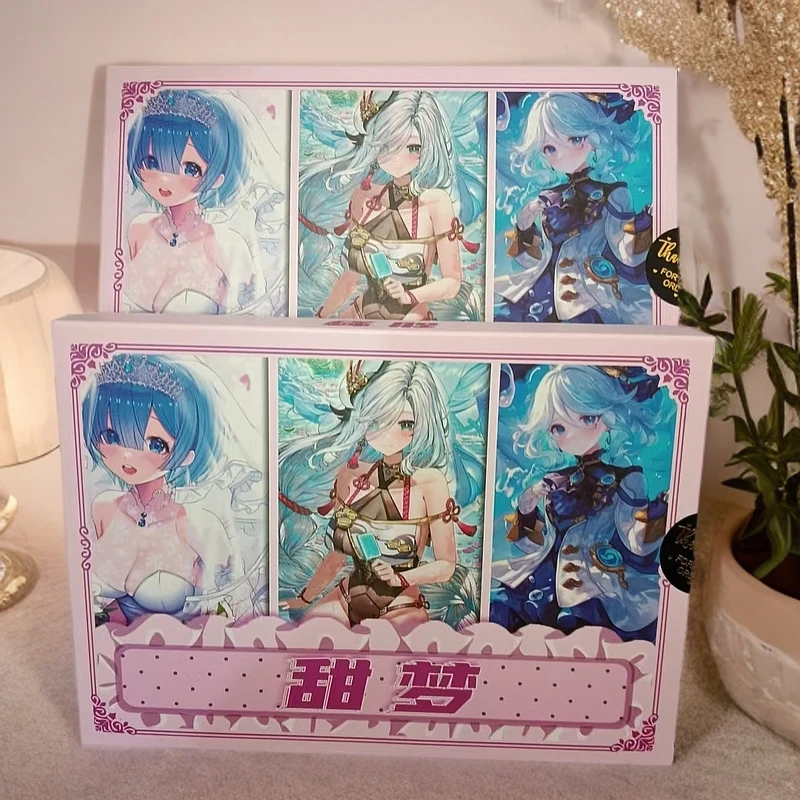 【推荐】《甜梦》-精品琉璃大卡二次元潮玩拆卡收藏卡牌盲盒