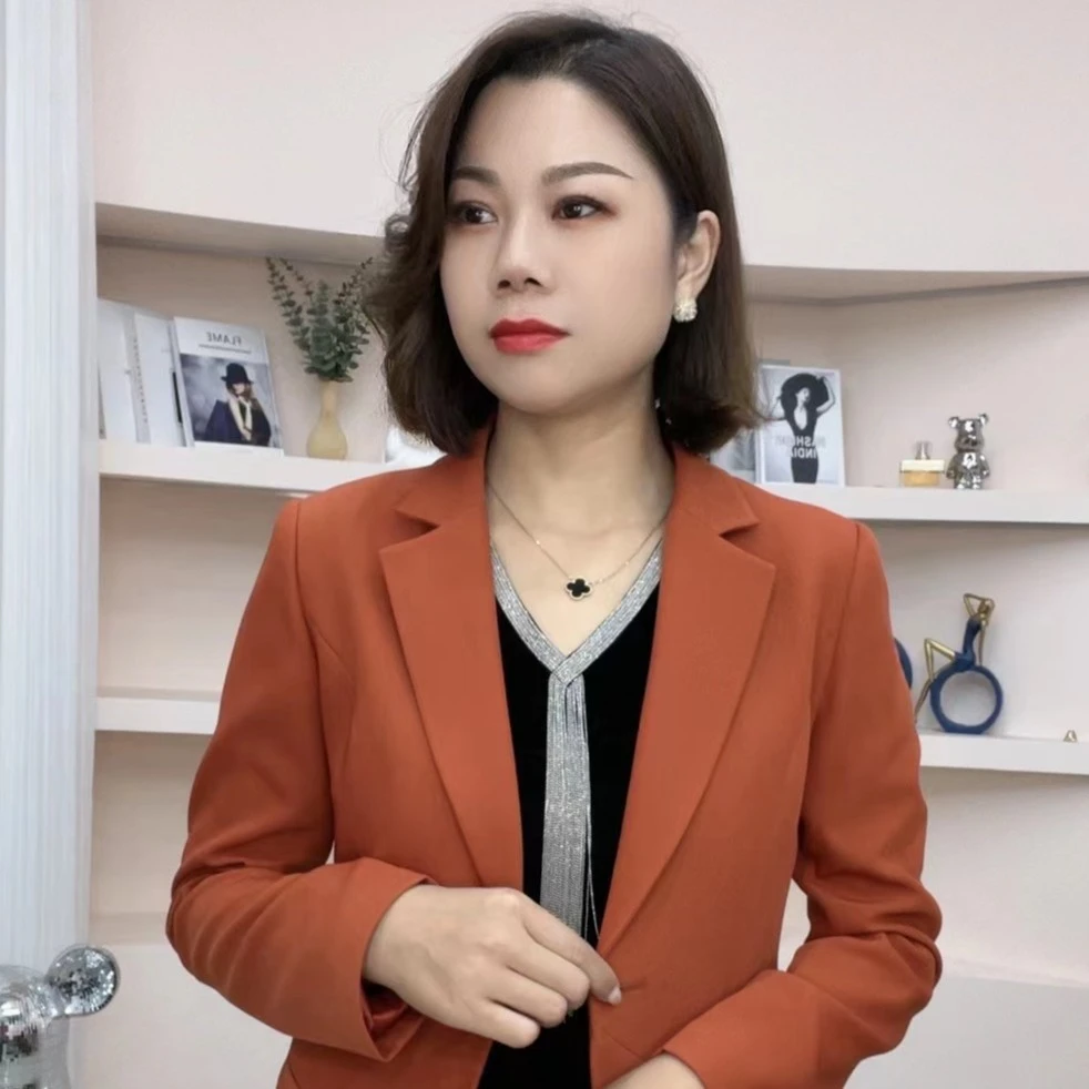 新品春秋装时尚新款西服气质修身韩版女士版型显瘦西装纯色603333