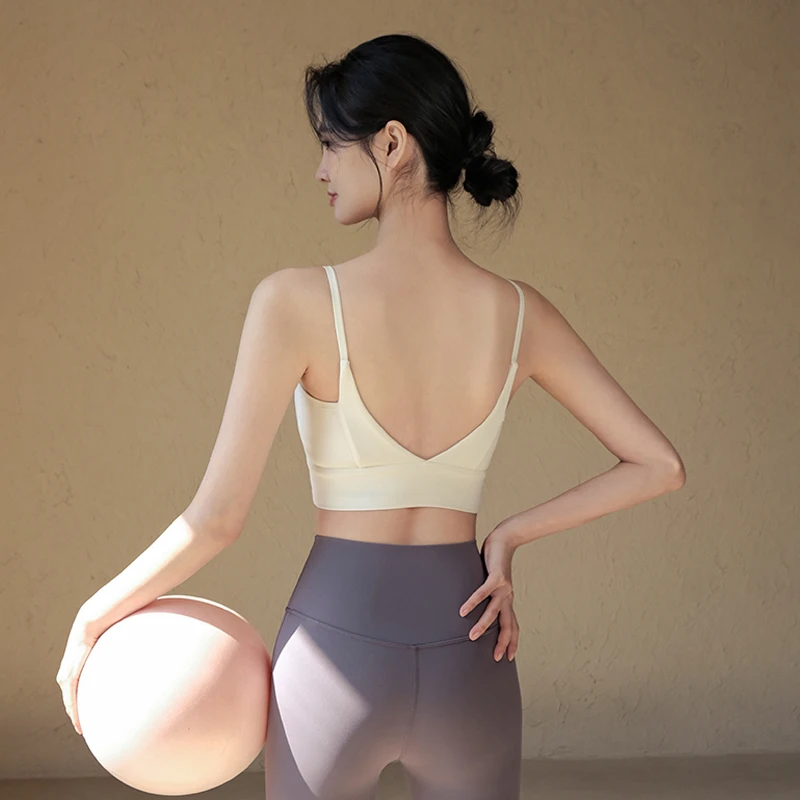 运动内衣女夏季防震美背瑜伽服背心一体式普拉提专业健身文胸