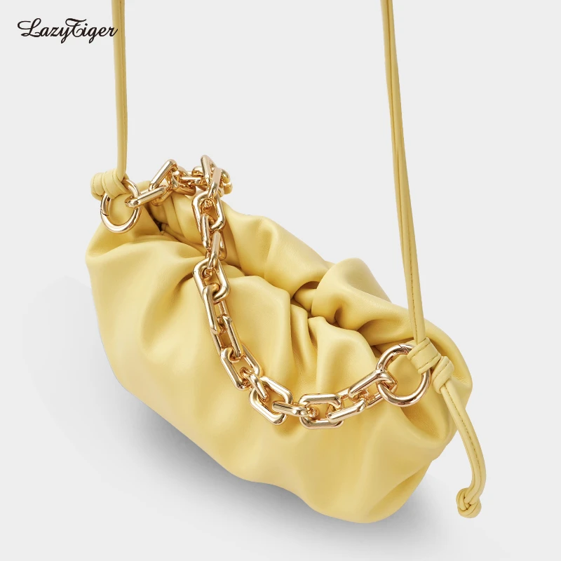 LAZY TIGER2024新款褶皱包女士小包包轻奢小众网红腋下春夏肩包