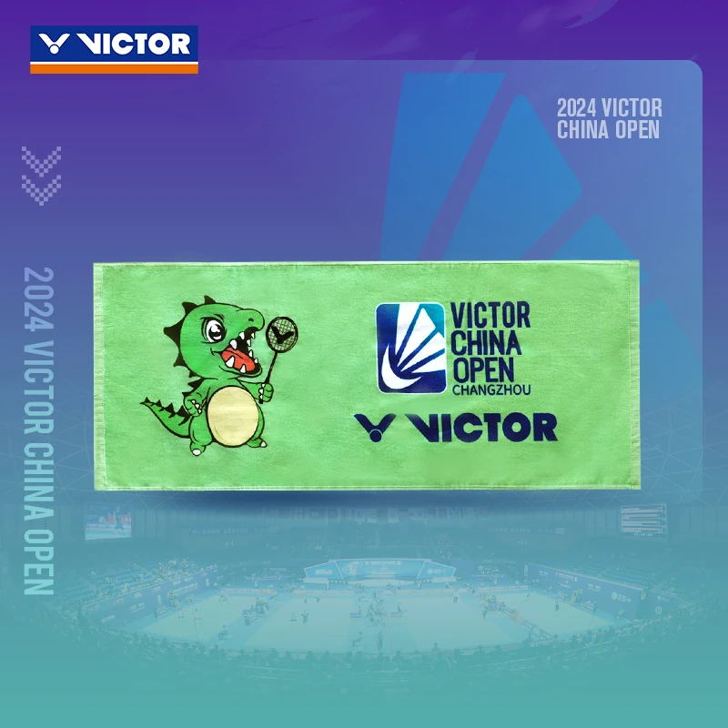 威克多victor胜利2024中国公开赛运动吸汗长条速干透气毛巾TW2406