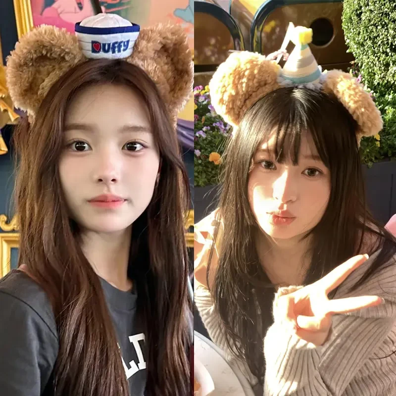 达菲熊发箍头饰发窟发卡头箍网红同款发饰拍照生日发箍新款可爱