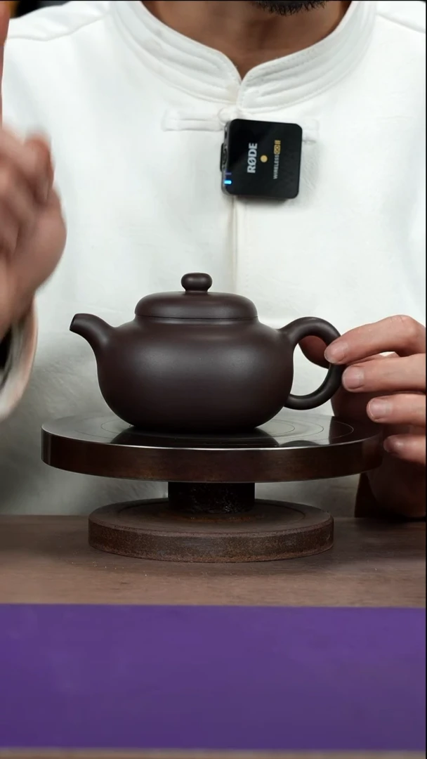 【闪购商品】紫砂茶壶80目紫泥柿园