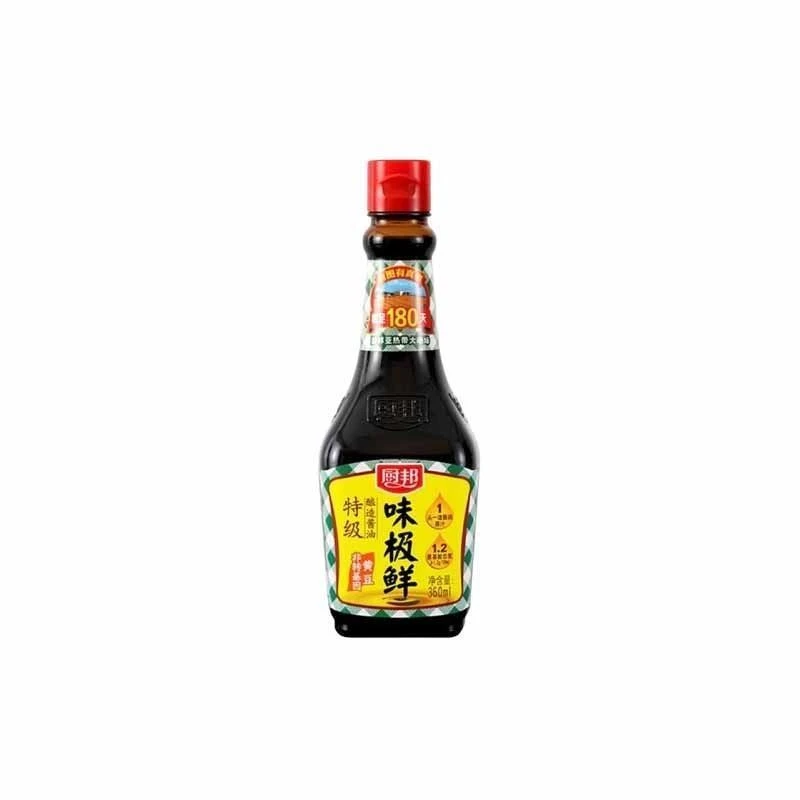 厨邦 味极鲜特级酿造酱油 360ml/瓶