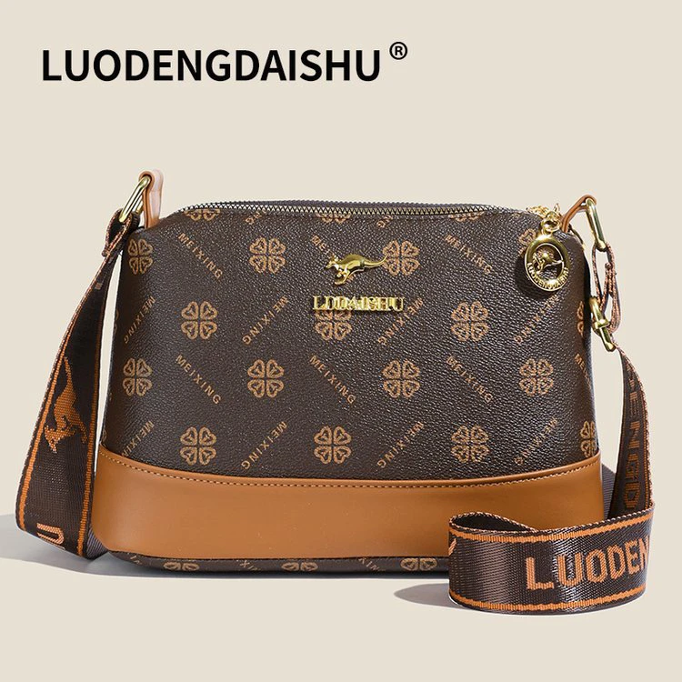 luodengdaishu/罗登袋鼠多隔女士枕头包时尚妈妈轻斜挎女包