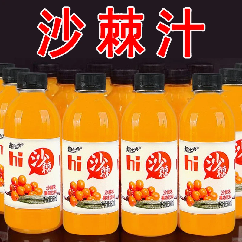 【厂家直销】网红饮料趣小谗360ml*6瓶沙棘味果味饮料整箱批发 畅饮